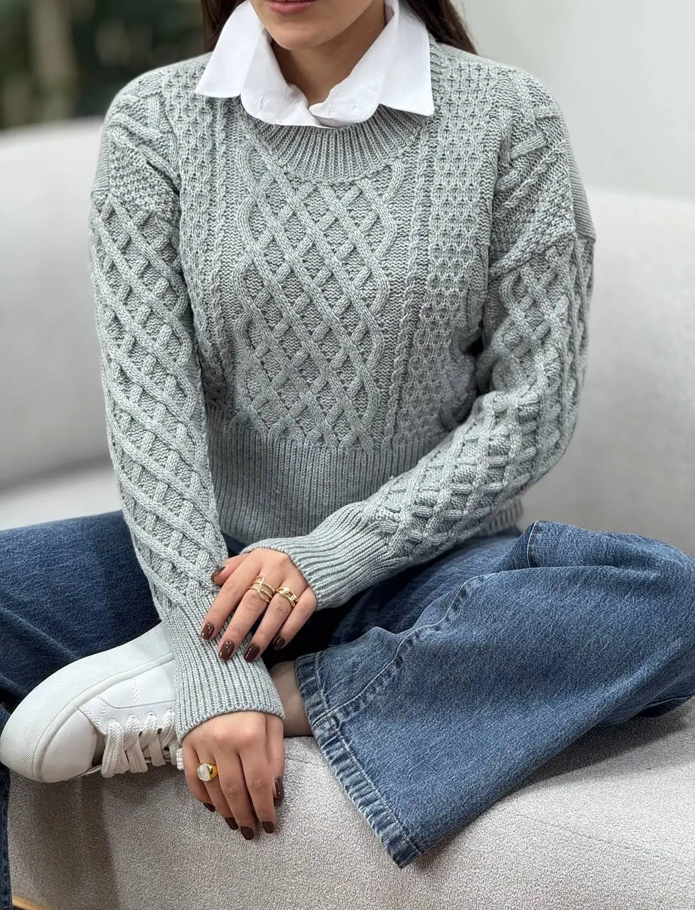 پلیور بافت ترک لیسا